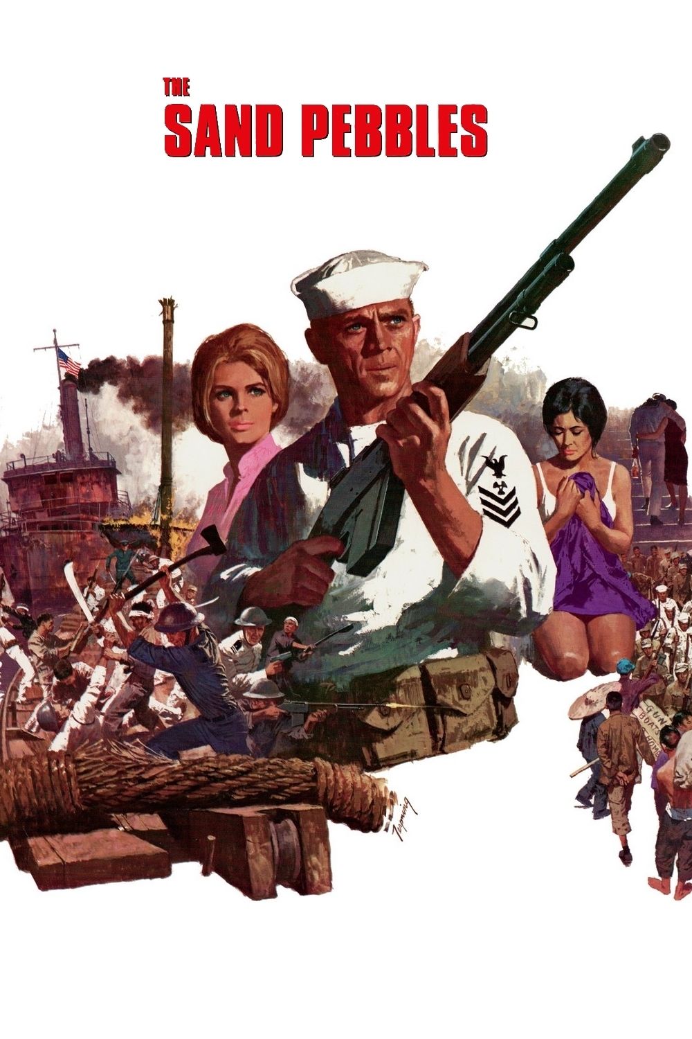 La Canonnière Du Yang Tsé Film Affiches, posters et images de La Canonnière du Yang-Tse (1967)