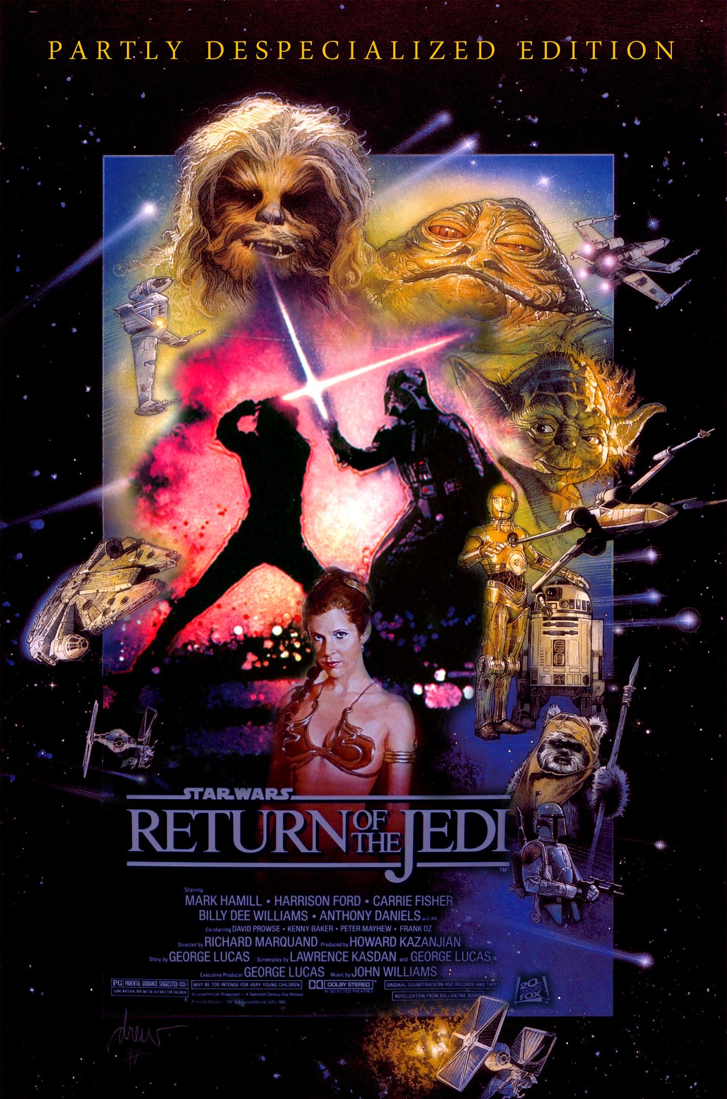 Affiches Posters Et Images De Le Retour Du Jedi 1983 Senscritique 