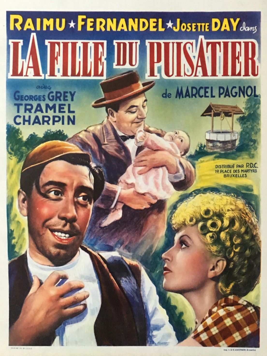 Affiches Posters Et Images De La Fille Du Puisatier 1940