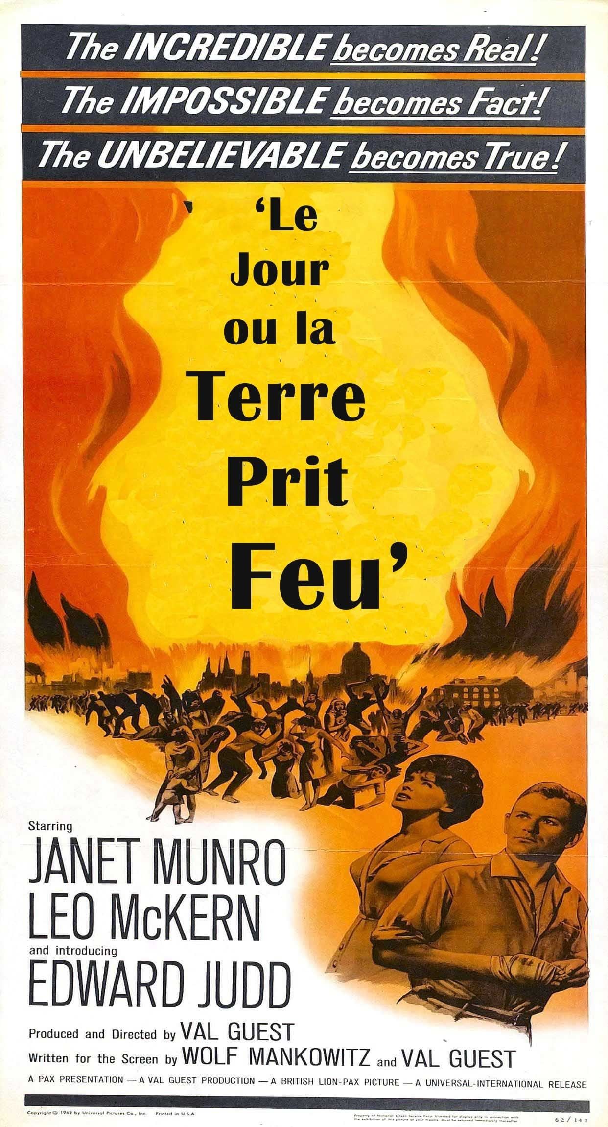 Le Jour où la Terre prit feu Film 1961 SensCritique