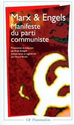 Couverture Manifeste du parti communiste