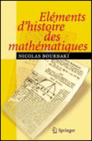 Eléments d'histoire des mathématiques