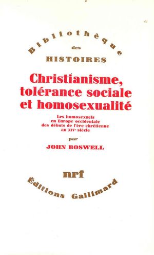 Christianisme, tolérance sociale et homosexualité