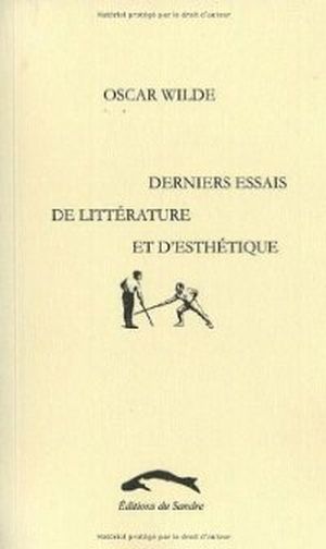 Derniers essais de littérature et d'esthétique