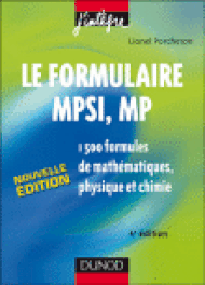 Formulaire MPSI, MP