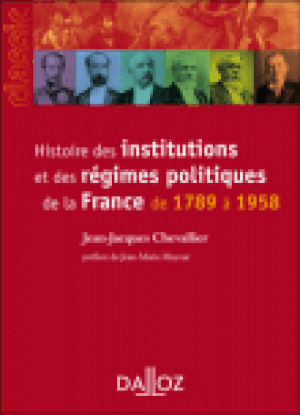 Histoire des institutions et des régimes politiques de la France