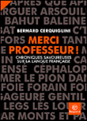 Merci professeur
