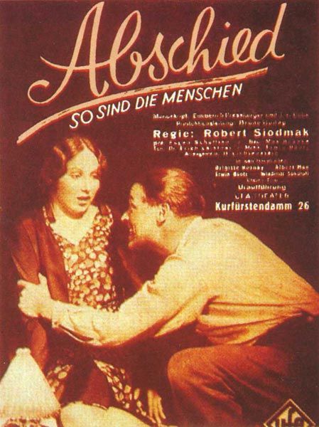 Adieux - Film (1930) - SensCritique