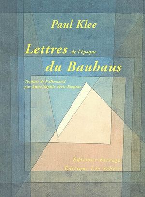 Lettres de l'époque du Bauhaus
