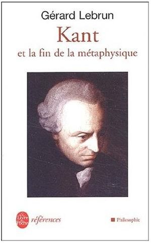 Kant et la fin de la métaphysique