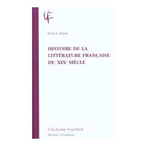 Histoire de la littérature française du XIXe siècle