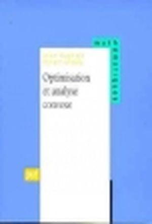 Optimisation et analyse convexe