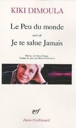 Couverture Le Peu du monde Couverture Le Peu du monde