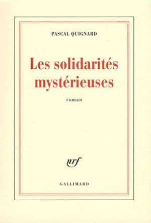 Les Solidarités mystérieuses