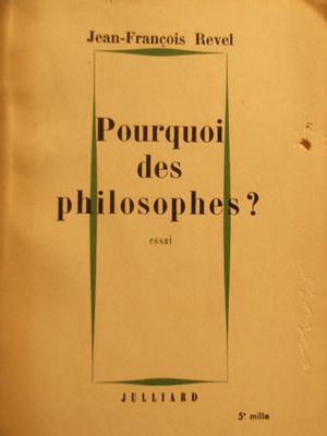 Pourquoi des philosophes ?