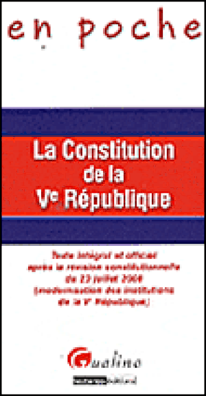 La constitution de la 5ème République