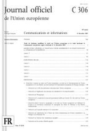 Traité de Lisbonne modifiant le traité sur l'Union européenne et le traité instituant la Communauté européenne