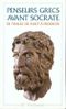 Penseurs grecs avant Socrate
