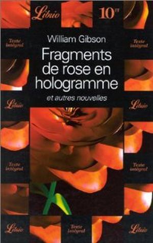 Fragments de rose en hologramme