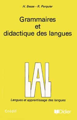 Grammaire et didactique des langues  R. Porquier et Henri Besse