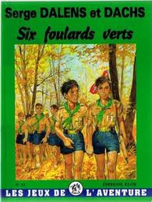 Six foulards verts