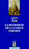 La Recherche de la langue parfaite dans la culture européenne