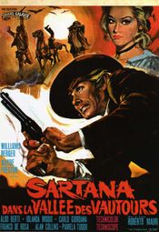 Affiche Sartana dans la vallée des vautours Affiche Sartana dans la vallée des vautours