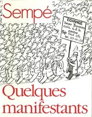 Quelques manifestants