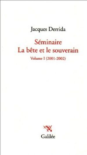 Séminaire La bête et le souverain