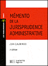 Mémento De La Jurisprudence Administrative Jean Claude Ricci - 