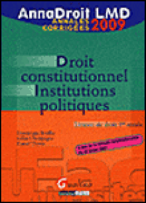 Annadroit Droit constitutionnel et institutions politiques
