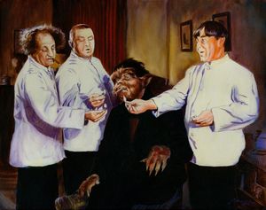 The Three Stooges Meet the Wolf Man