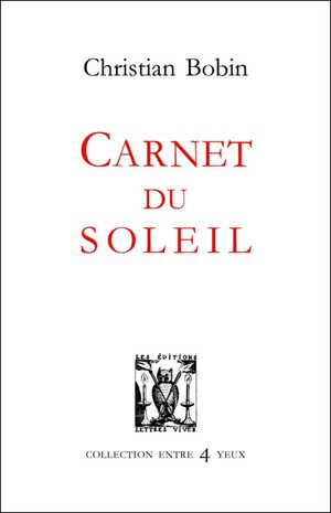 Carnet du soleil