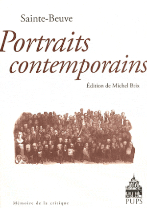 Les portraits contemporains de Sainte-Beuve