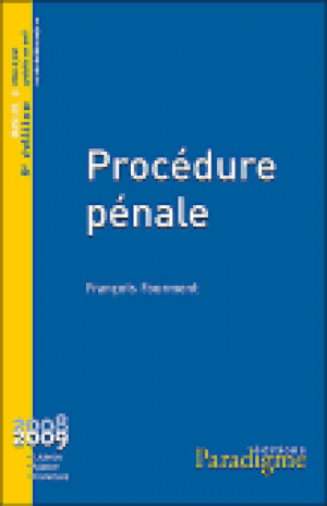 Procédure pénale 2008-2009