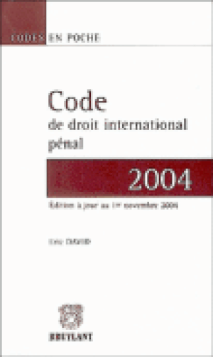 Code de droit international pénal