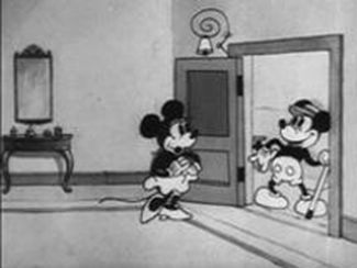 old mickey mouse cartoon making cheese