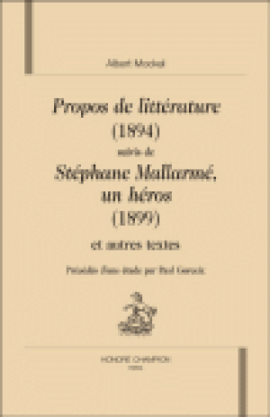 Propos de littérature 1894