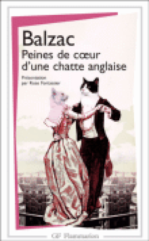 Peines de coeur d'une chatte anglaise