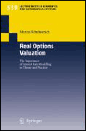 Real options valuation