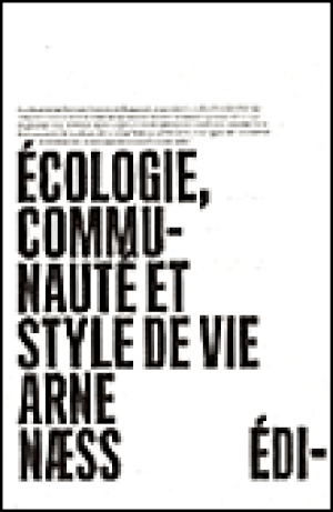 Ecologie, communauté et style de vie