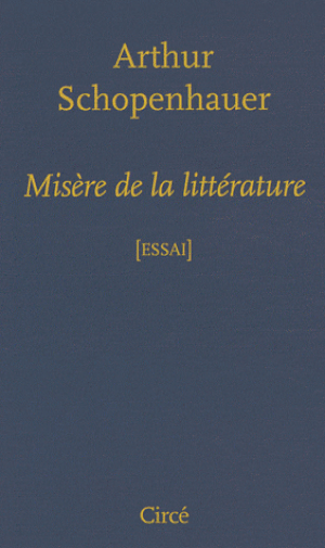 Misère de la littérature