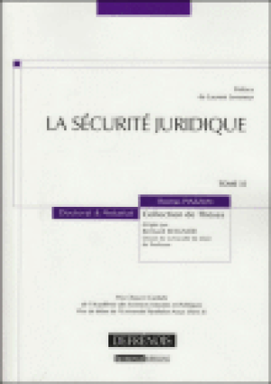 La sécurite juridique