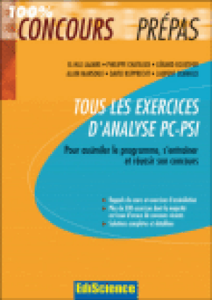 Tous les exercices d'analyse PC PSI PT