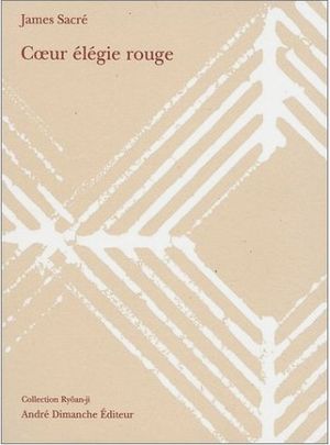 Coeur élégie rouge