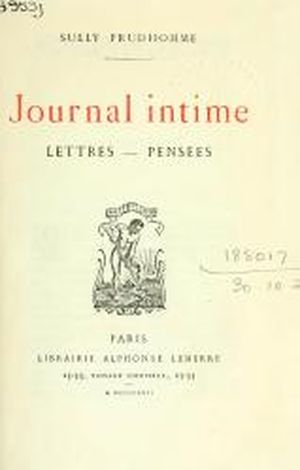 Fragments d'un journal intime