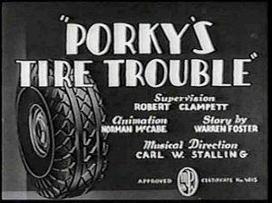 Porky's Tire Trouble