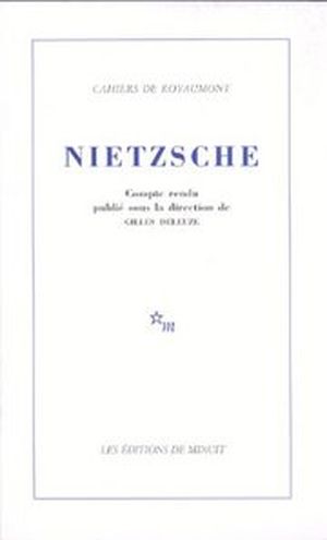 Cahiers de Royaumont - Nietzsche