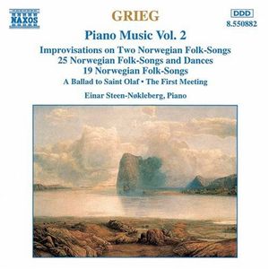 Piano Music, Volume 2: Improvisations on 2 Norwegian Folk-Songs / 25 Norwegian Folk-Songs and Dances / 19 Norwegian Folk-Songs /