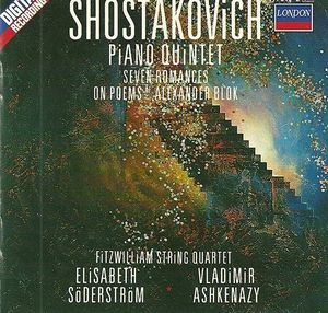 Two Pieces for String Quartet / Seven Romances on Poems of Alexander Blok / Piano Quintet in G minor (Live)